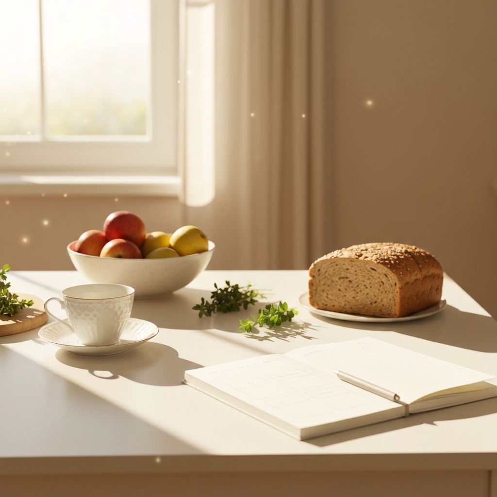 Ruhige Lebensmittelauswahl für bewusstes Einkaufen