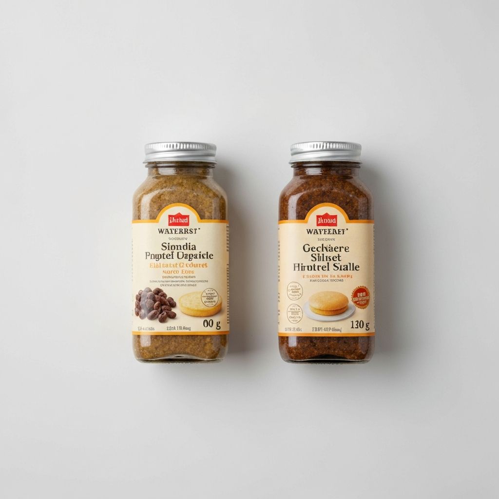 Zwei ähnliche Produkte nebeneinander zum Vergleich